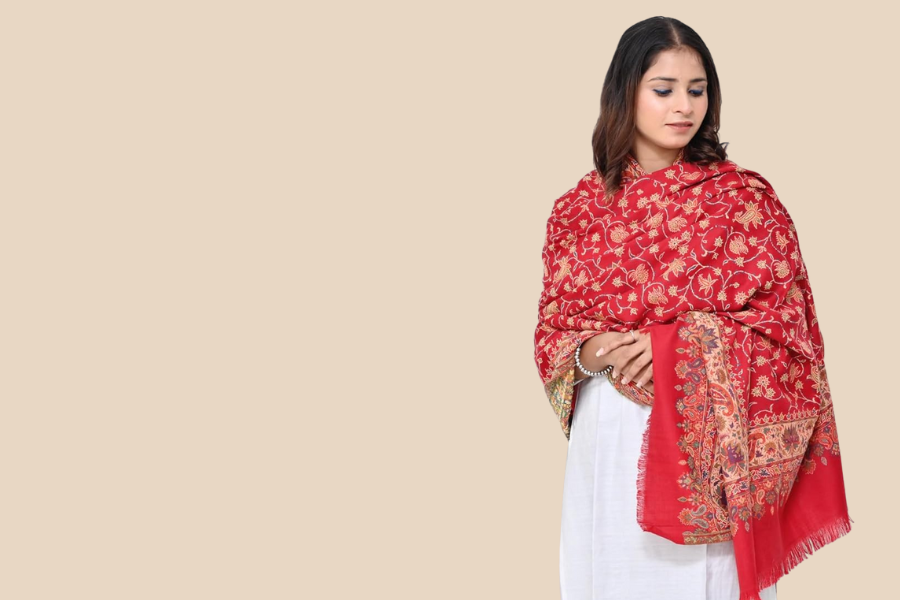 Women Embroidered Stoles